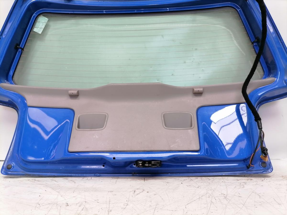 VW Lupo original Heckklappe mit Heckscheibe LW5Z Jazz Blue Bj.2000